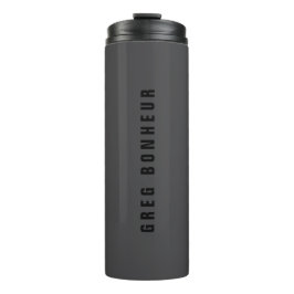 Termo Nombre moderno u otra plantilla de texto | Gris os