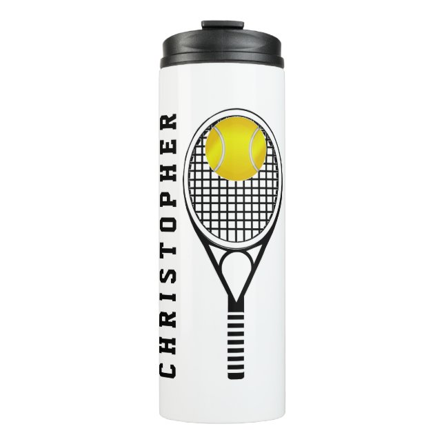 Termo Nombre o monograma personalizado del tenis (Anverso)