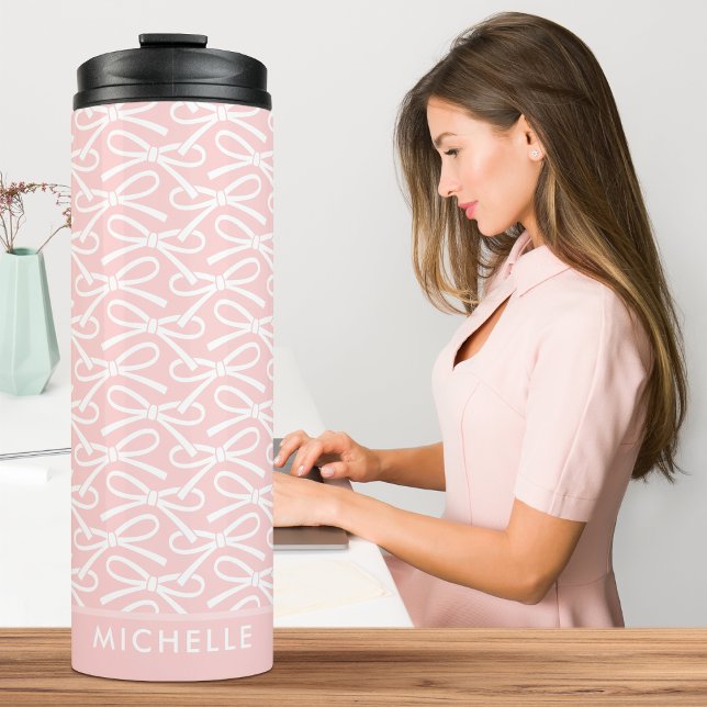 Termo Nombre personalizado Bow personalizado Tumbler tér (Subido por el creador)