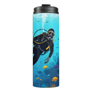 Termo Nombre personalizado Buceador Scuba