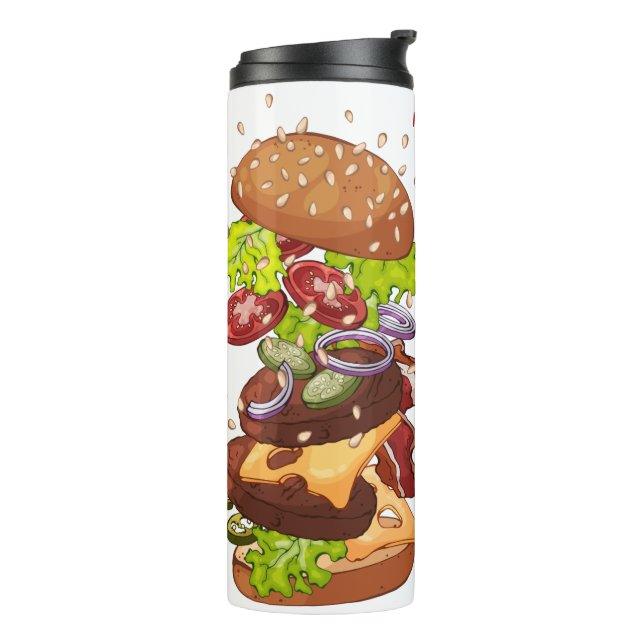 Termo Nombre personalizado Burger tumbler (Rotado hacia la izquierda)