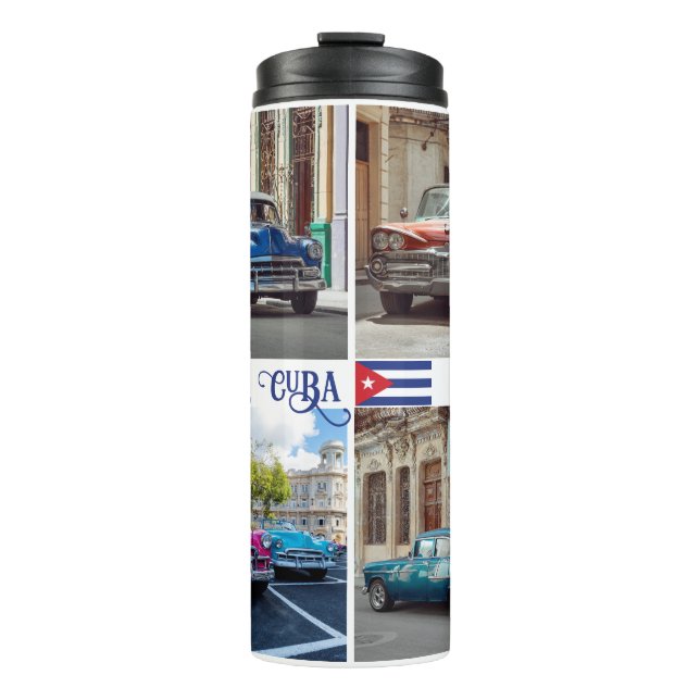 Termo Nombre personalizado Carros Havana CUBA (Anverso)