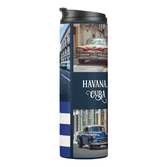 Termo Nombre personalizado Carros Havana CUBA (Rotado hacia la derecha)