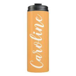 Termo Nombre personalizado de caligrafía Minimalista ama