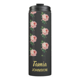 Termo Nombre personalizado de flor rosa