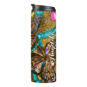 Termo Nombre personalizado de las mariposas verde azulad