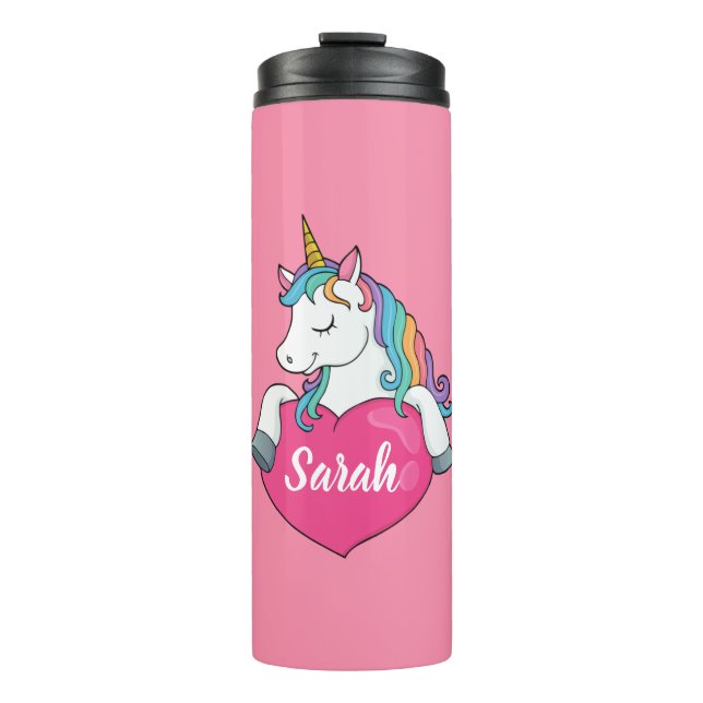 Termo Nombre personalizado de unicornio (Anverso)