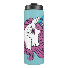 Termo Nombre personalizado de unicornio y tumbler de col