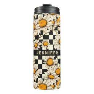 Termo Nombre personalizado del tablero de ajedrez Retro