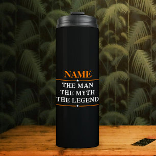 Termo Nombre Personalizado El Hombre El Mito La Leyenda