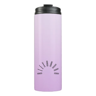 Termo Nombre personalizado elegante del degradado neutro