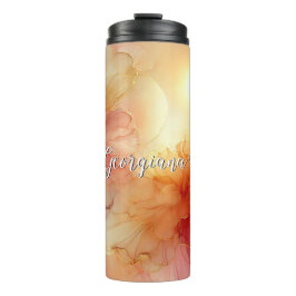 Termo Nombre personalizado Engranaje Raspberry Floral Al