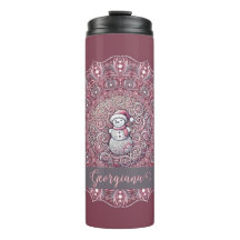 Nombre personalizado lindo Manala singulares rosad