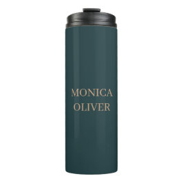 Termo Nombre personalizado moderno profesional minimalis
