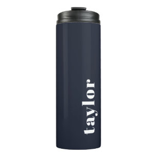 Termo Nombre Personalizado Moderno Sencillo Y Moderno