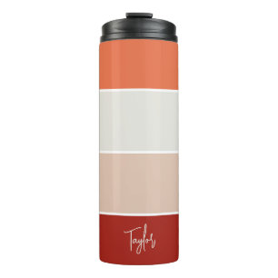Termo Nombre Personalizado Moderno Simple y Moderno