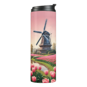 Termo Nombre personalizado Molinos de viento de los País