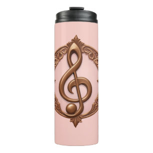 Termo Nombre personalizado Nota de limpieza musical