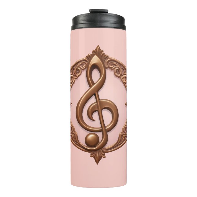 Termo Nombre personalizado Nota de limpieza musical (Anverso)