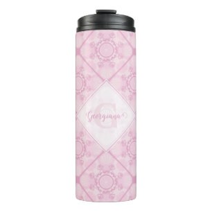 Termo Nombre Personalizado Preppy En Diamante De Mandala