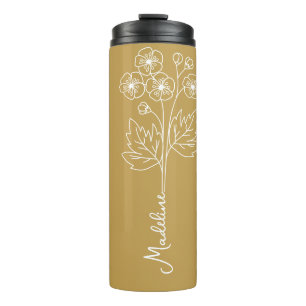 Termo Nombre personalizado, puede que la flor de nacimie