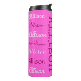 Termo Nombre personalizado - Repetir - Tumbler