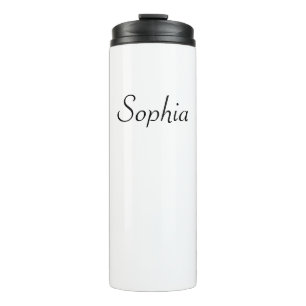 Termo Nombre personalizado simple elegante