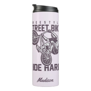 Termo Nombre personalizado Street Bike tumbler