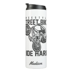 Termo Nombre personalizado Street Bike tumbler