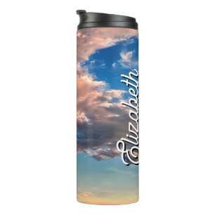 Termo Nombre personalizado Suave, cielo soñado