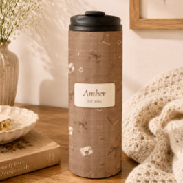Termo Nombre personalizado Taza de regalo para lectores 