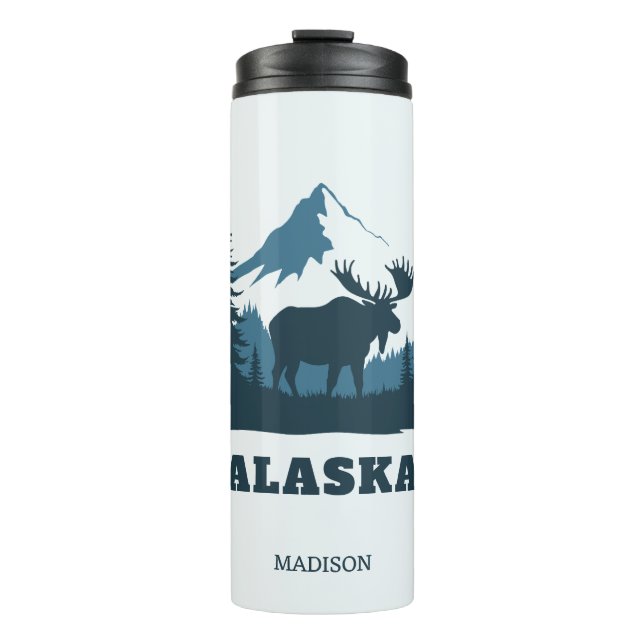 Termo Nombre personalizado & Texto ALASKA (Anverso)