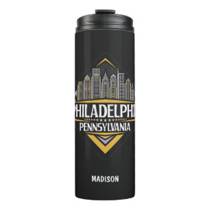 Termo Nombre personalizado / Texto Filadelfia Pennsylvan