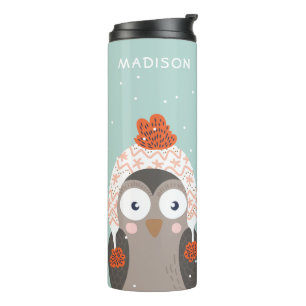 Termo Nombre personalizado Tumbler de animaciones de inv