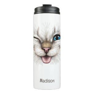 Termo Nombre personalizado Winking Cat