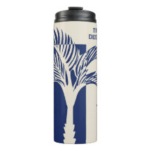 Nombre personalizado y árbol de palma tropical de