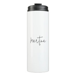 Termo Nombre propio Exclusivo Elegante Simple Caligrafía