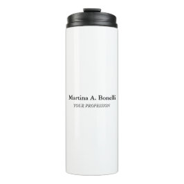 Termo Nombre propio Único Elegante Llanura Simple Especi