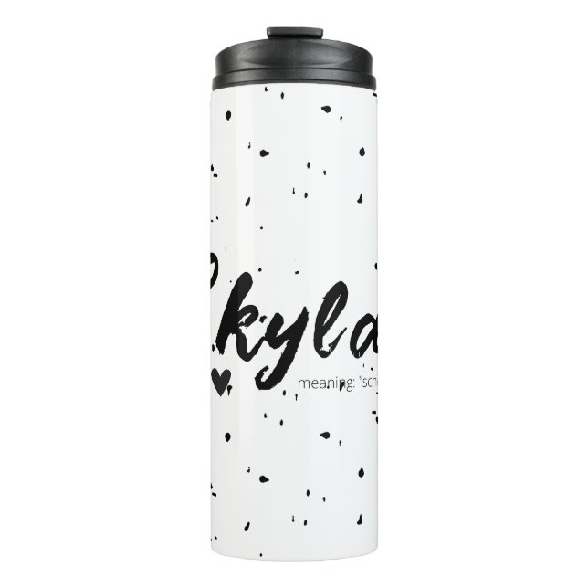 Termo Nombre Skylar significa texto moderno mínimo Damas (Anverso)