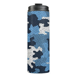 Termo North Carolina Blue & White Heel Camo Printed