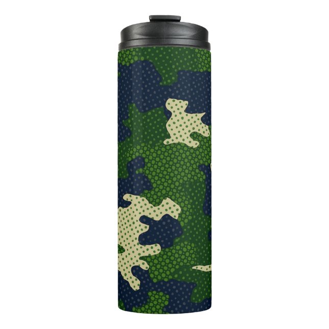 Termo Notre Dame Navy & Gold Warrior Camo Printed  (Anverso)