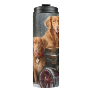 Termo Nova Scotia Duck Toller Retriever Trineo Nevado
