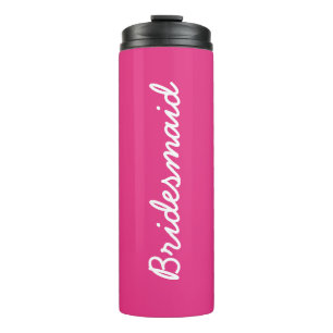 Termo Novia Monogramas Boda Regalo Favor Rosa Blanco