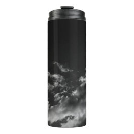 Termo Nube blanca, cielo negro