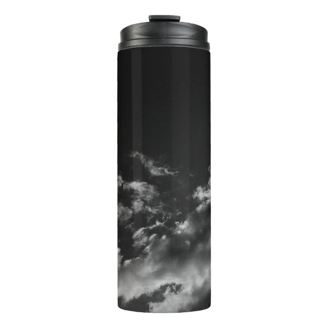 Termo Nube blanca, cielo negro (Anverso)