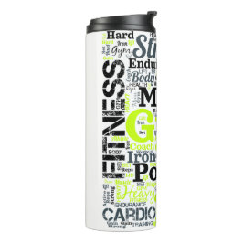 Termo Nube de palabras de entrenamiento fuerte en el gim