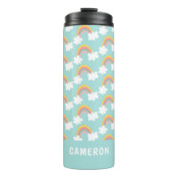 Nubes de arcoiris simples personalizadas