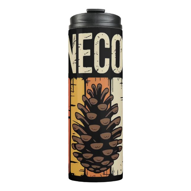Termo Núcleo del Bosque de Piñas de Semilla de la Natura (Anverso)