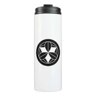 Termo Nueve hojas de bambú en círculo