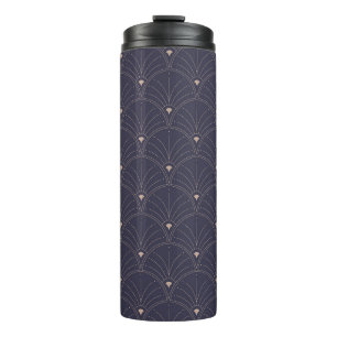 Termo Nuevo arte elegante, patrón minimalista.